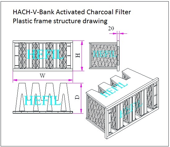 HACH-V-Bank Activated Charcoal Filter