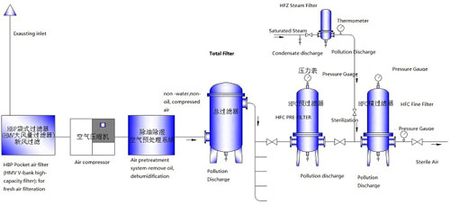 Sterile Compressed Air Filter System